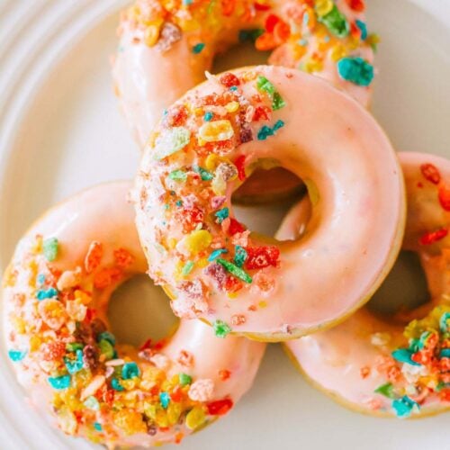 Fruity Pebbles donuts thumbnail picture.