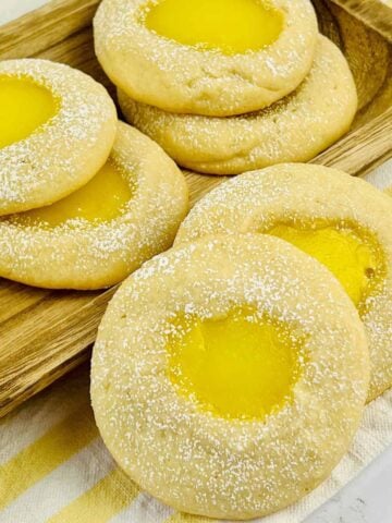 Lemon curd cookies thumbnail picture.
