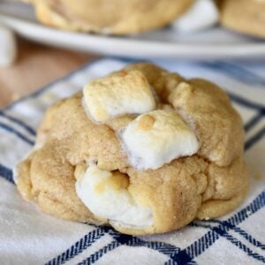 Peanut Butter Marshmallow Cookies.