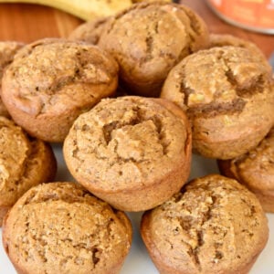Pumpkin Banana Muffins recipe.