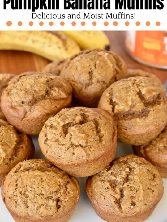 Pumpkin Banana Muffins.